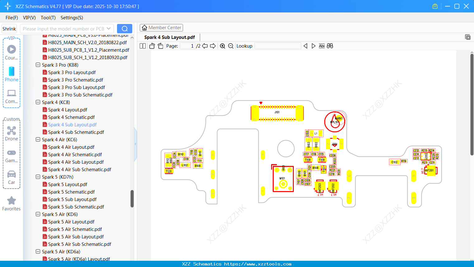 Tecno Spark 4 Sub Layout